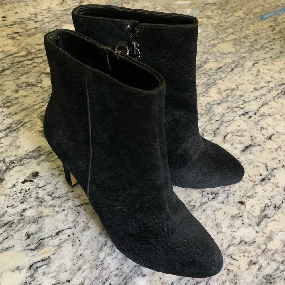 WHBM Black Suede Boots